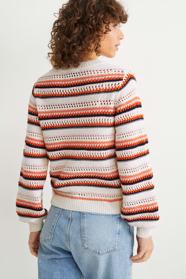 Light Beige C&A Striped Women's Jumper | PADUC-1468