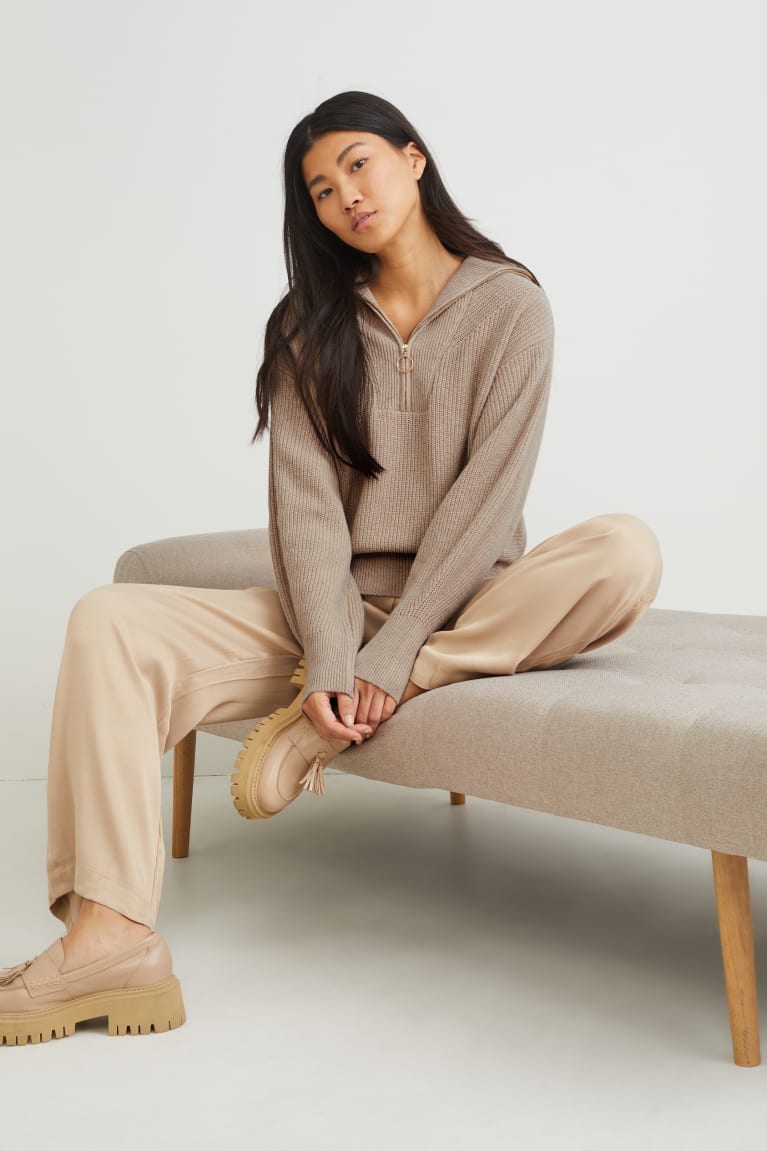 Light Beige C&A Women's Jumper | XTQNH-6390