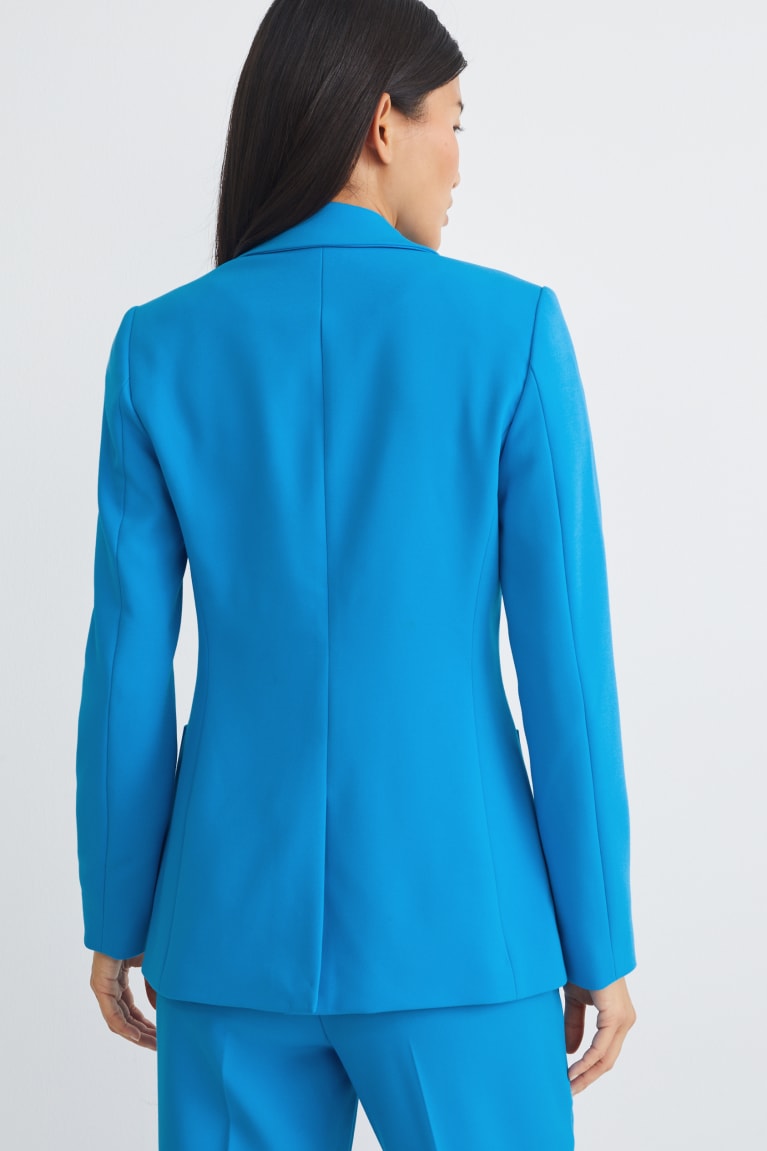 Light Blue C&A Fitted Recycled Women's Blazers | FMPYS-9236