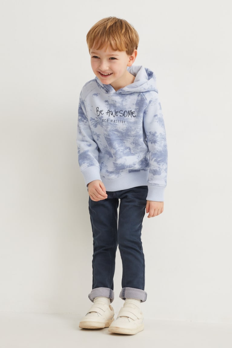 Light Blue C&A Genderneutral Recycled Girls' Hoodie | LQORZ-2830