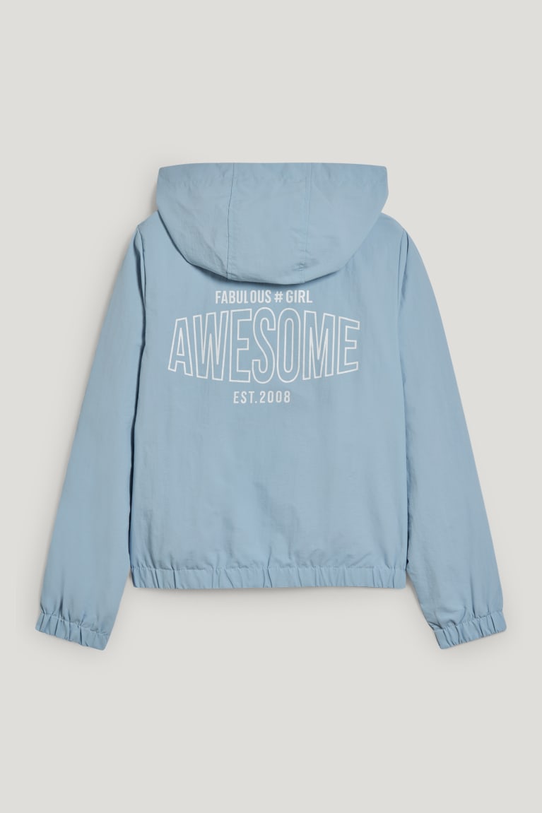 Light Blue C&A Girls' Jackets | GVRUL-3728