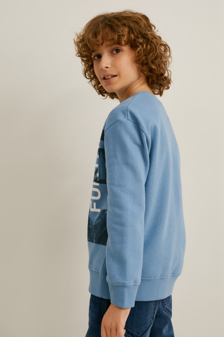 Light Blue C&A Girls' Sweatshirts | LTQUS-5681