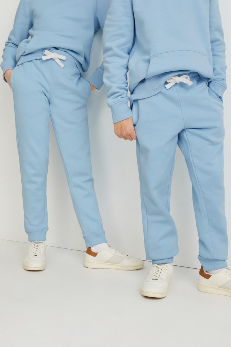 Light Blue C&A Joggers Genderneutral Boys' Trousers | XGSYC-5904