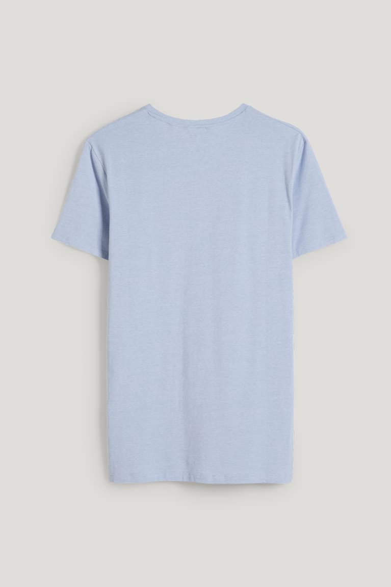 Light Blue C&A Men's T-shirts | TGXOY-5769