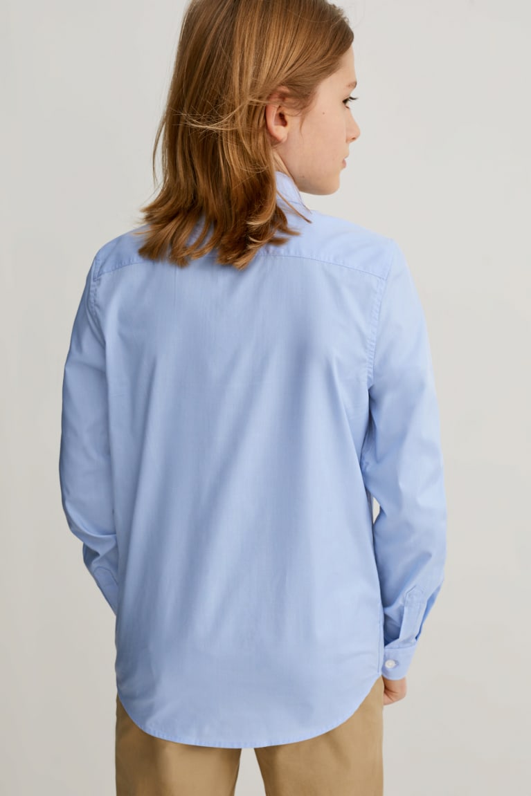 Light Blue C&A Recycled Boys' Shirts | MHAXK-1790