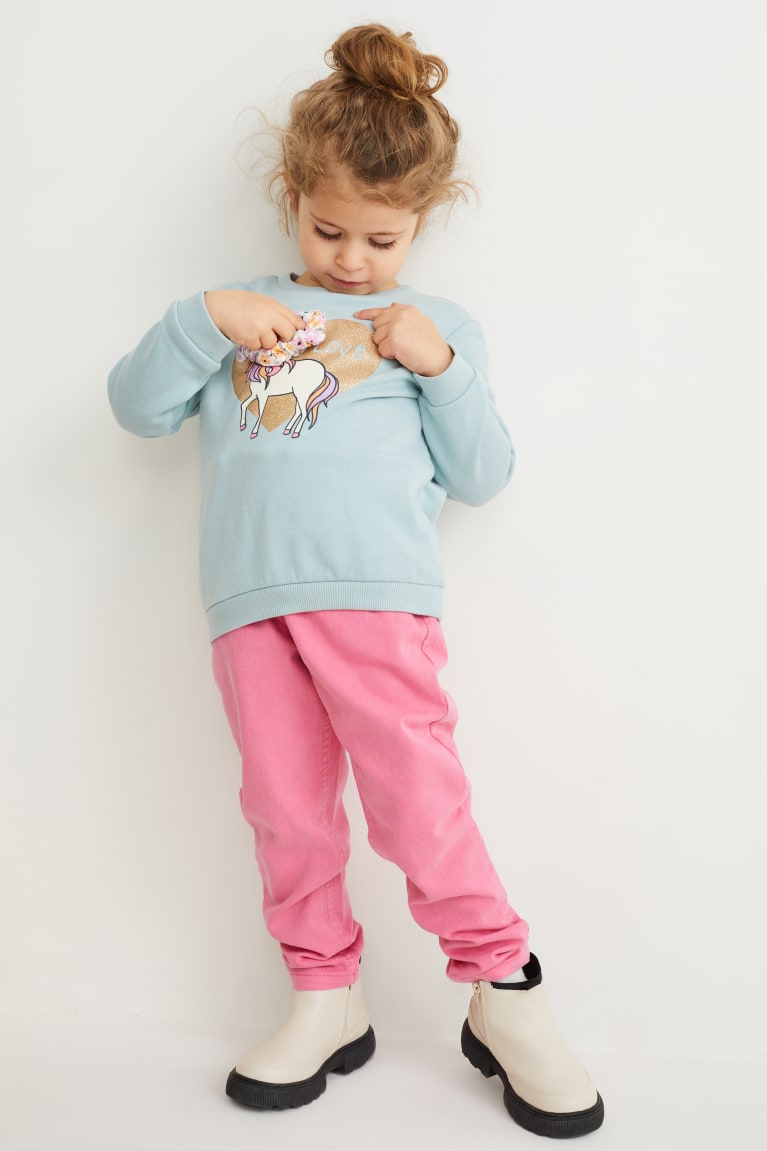 Light Blue C&A Unicorn Girls' Sweatshirts | BCHTA-9768