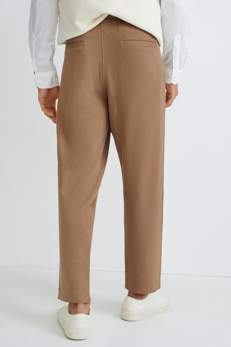 Light Brown C&A Joggers Men's Trousers | QMHKS-7862