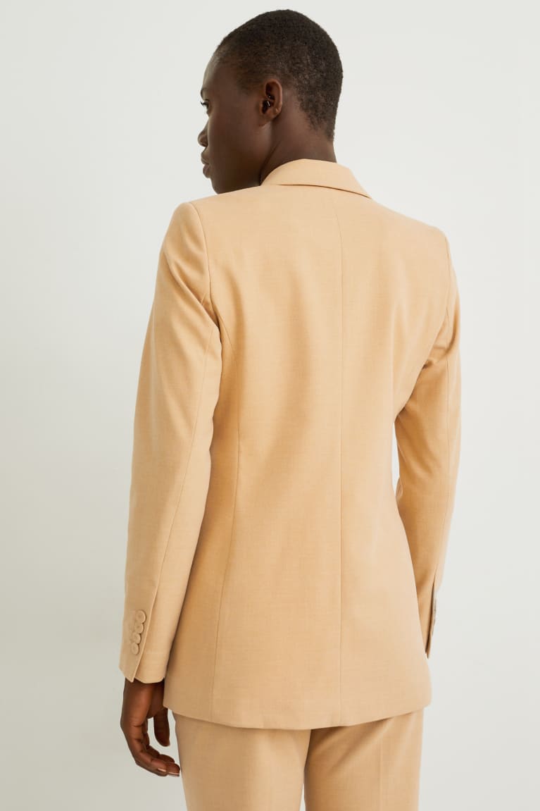 Light Brown C&A Regular Fit Recycled Women's Blazers | FENCP-1946