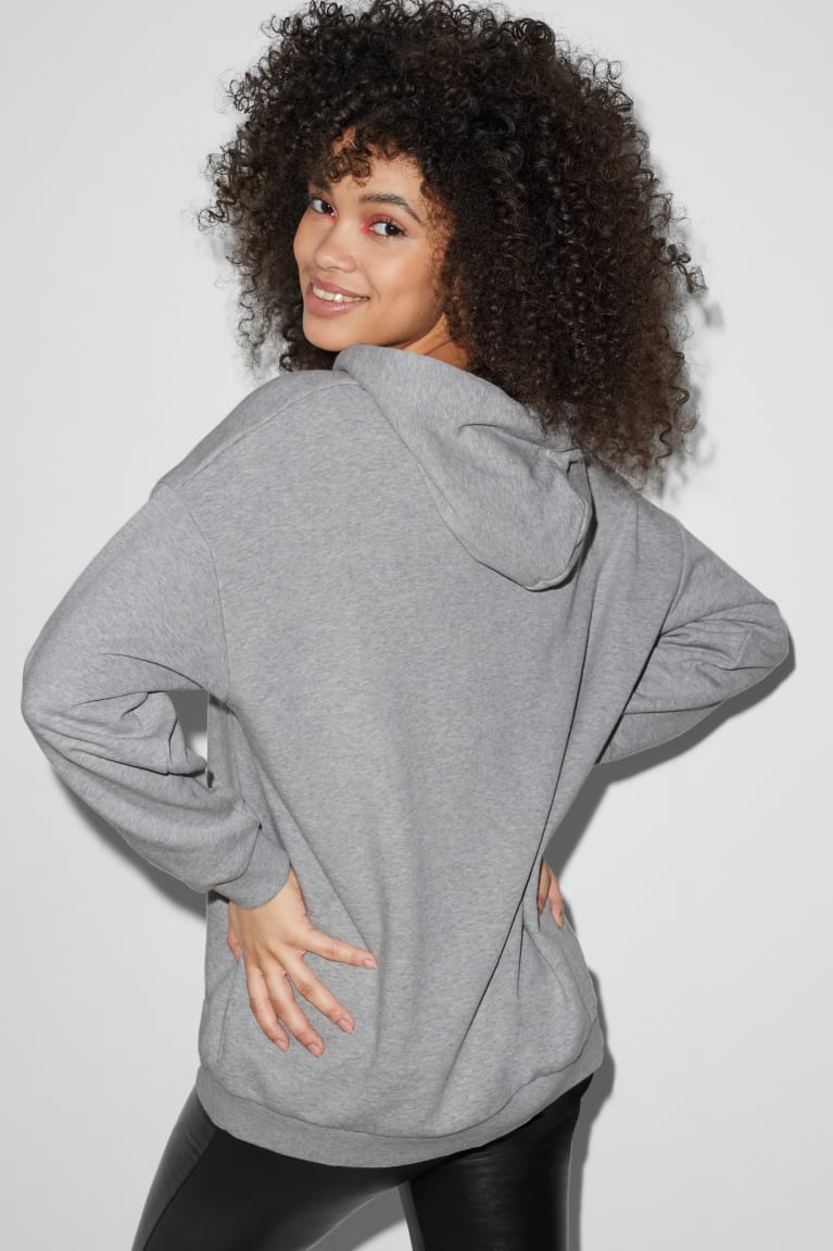 Light Gray C&A Clockhouse Netflix Sex Education Women's Hoodie | LODUE-2730