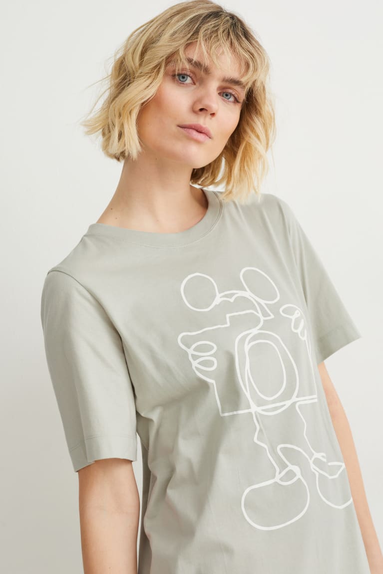 Light Gray C&A NightMickey Mouse Women's Nightwear | WBCJF-9514