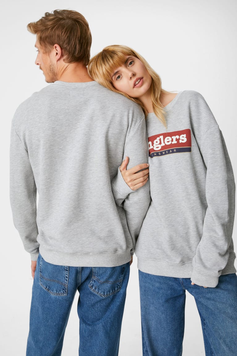 Light Gray Melange C&A Jinglers Gender Neutral Women's Sweatshirts | LUPDY-6158