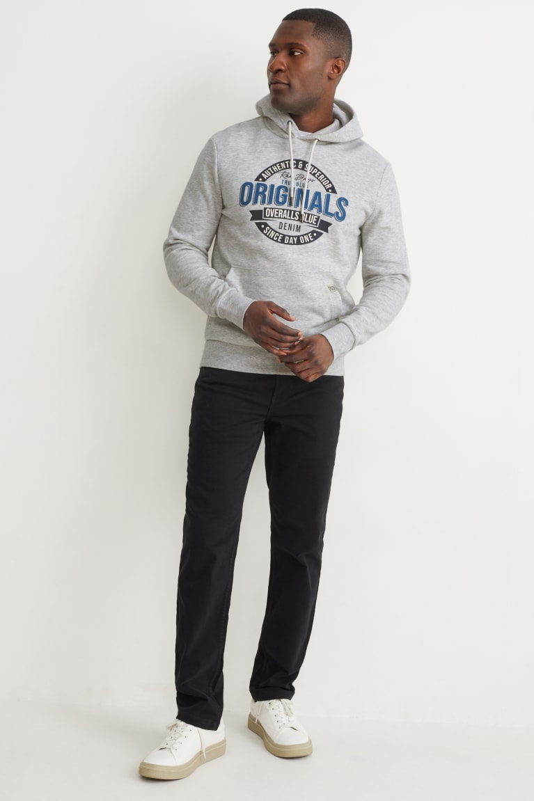 Light Gray Melange C&A Men's Sweatshirts | UKIDJ-4571