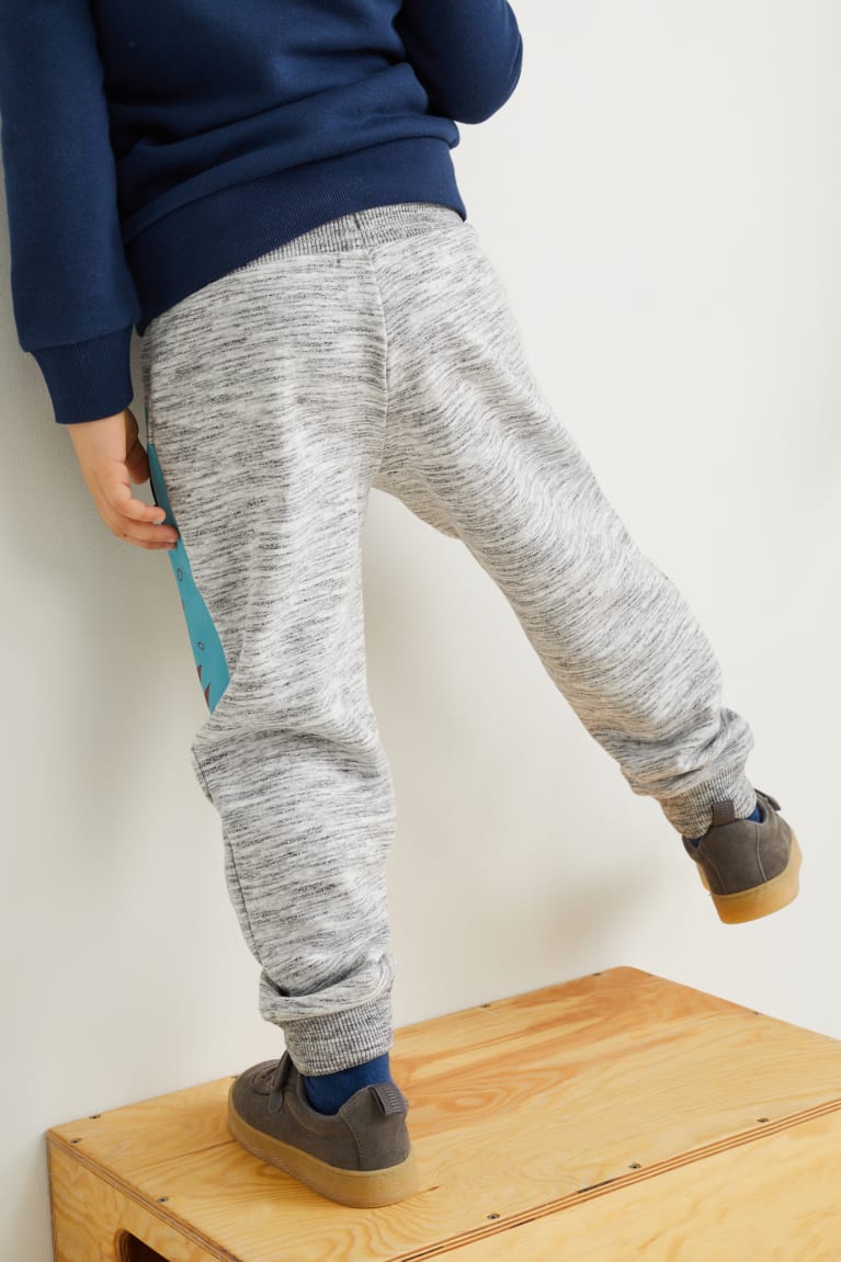 Light Gray Melange C&A Multipack Of 2 Joggers Boys' Trousers | ZXKSI-2536