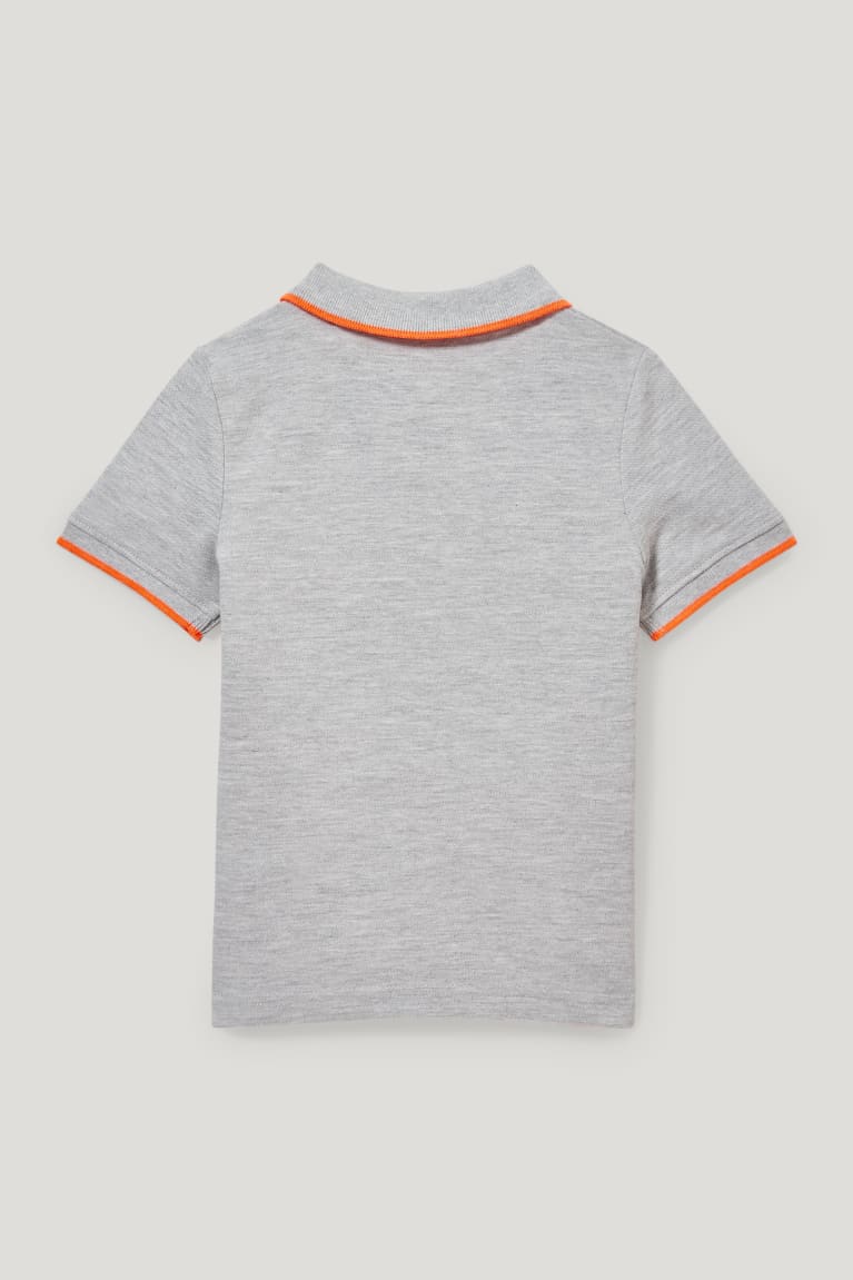 Light Gray Melange C&A Polo Boys' Shirts | EDGBV-1926