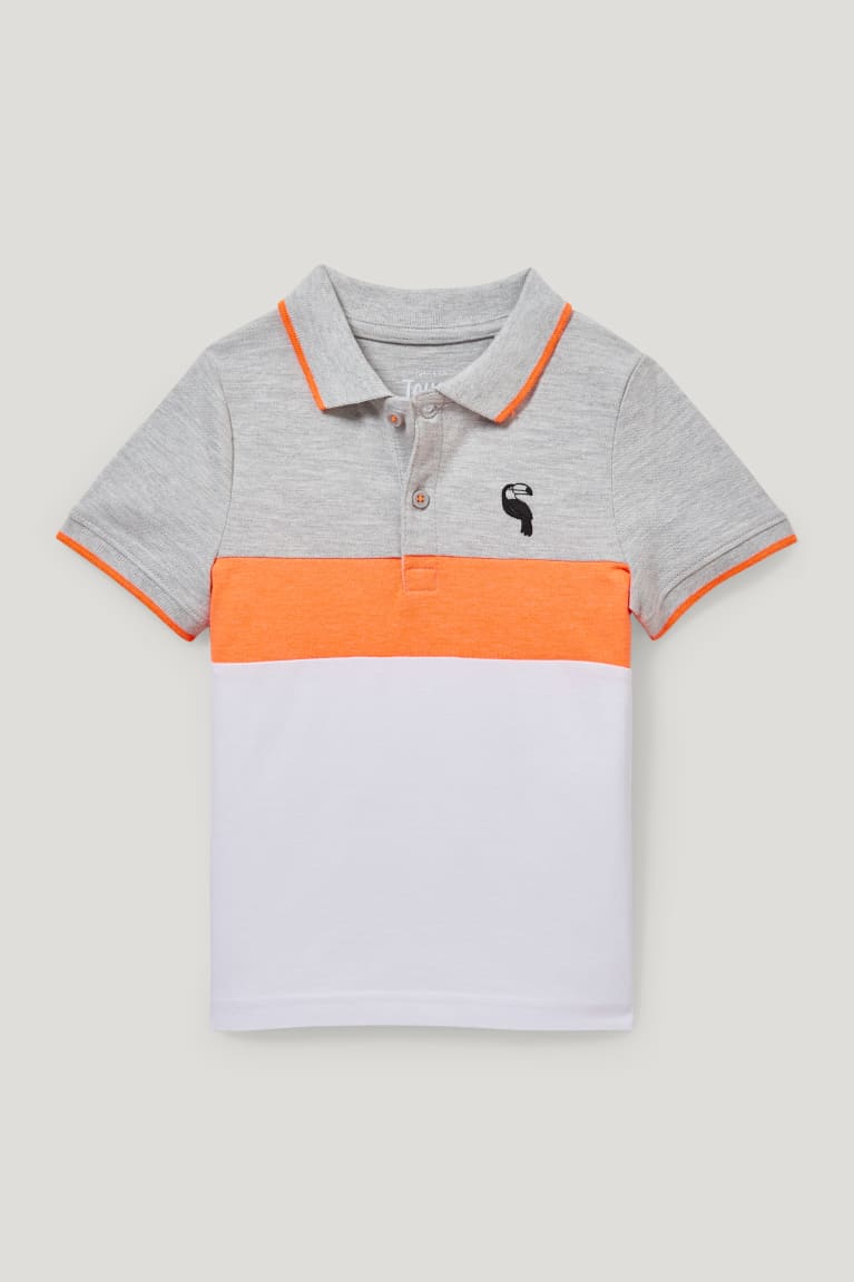 Light Gray Melange C&A Polo Boys\' Shirts | EDGBV-1926