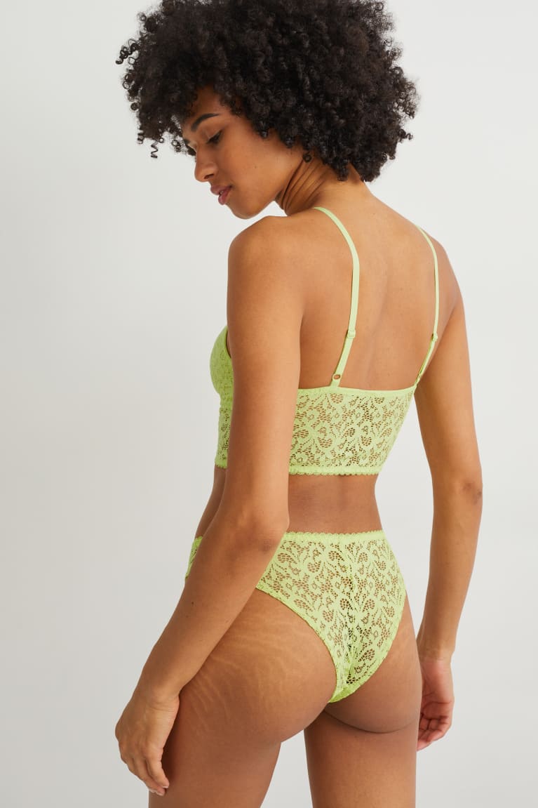 Light Green C&A Bralette Women's Underwear | DTSCR-5907