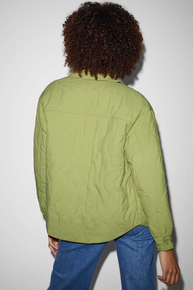 Light Green C&A Clockhouse Quilted Women's Jackets | IGFTD-9173