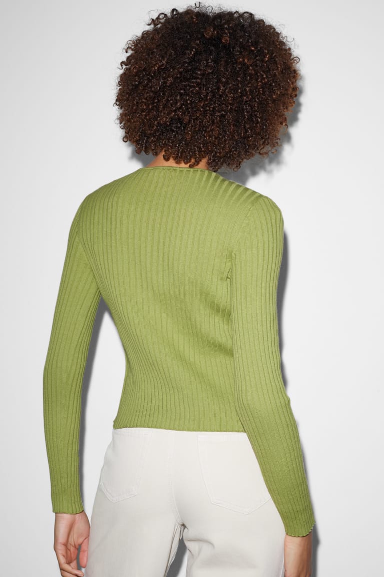 Light Green C&A Clockhouse Women's Cardigan | OPSZF-4587