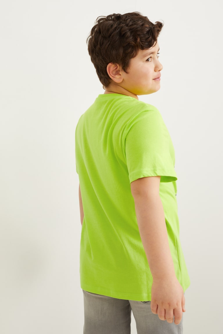 Light Green C&A Extended Sizes Multipack Of 2 Sleeve Boys' T-shirts | AWBYN-0385