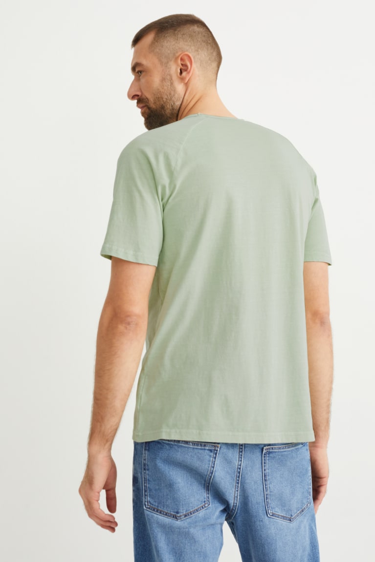 Light Green C&A Men's T-shirts | MYBWA-8246