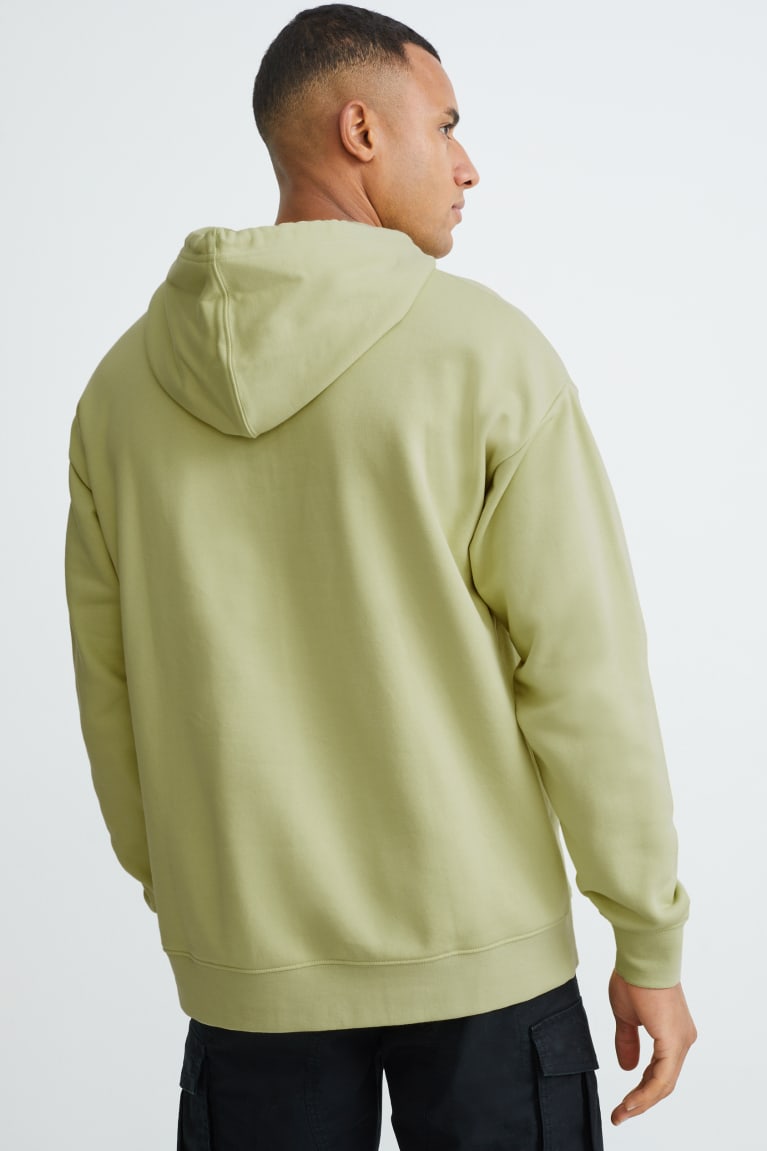 Light Green C&A Organic Cotton Men's Sweatshirts | ZUJBO-1843