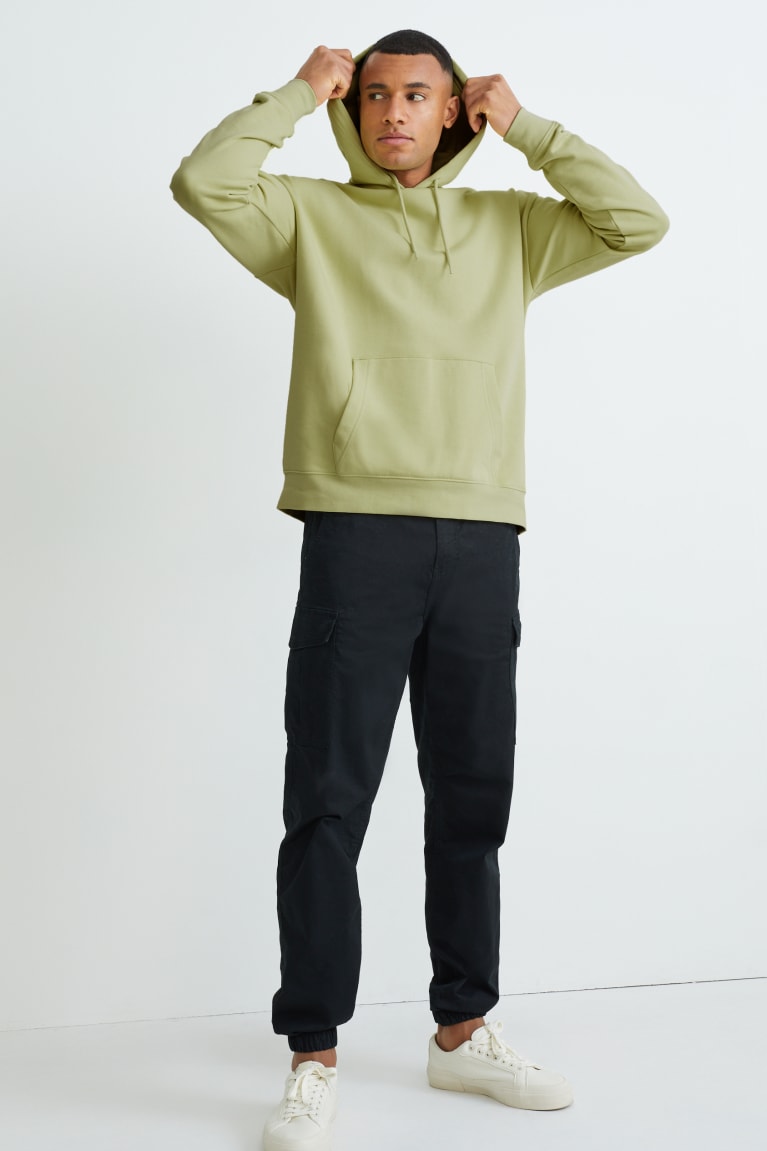 Light Green C&A Organic Cotton Men's Sweatshirts | ZUJBO-1843