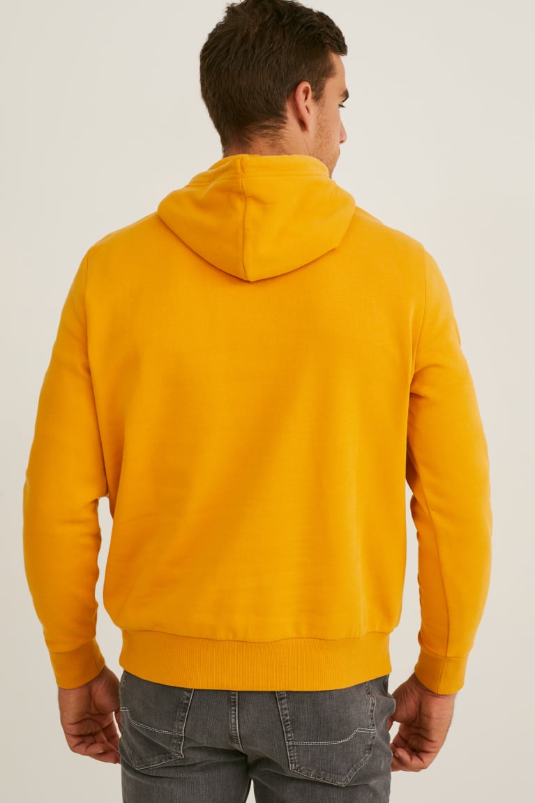 Light Orange C&A Organic Cotton Men's Sweatshirts | BZTEU-2761