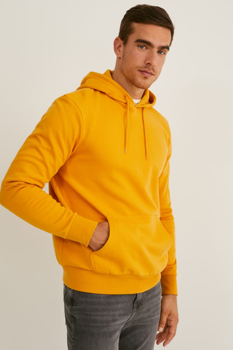 Light Orange C&A Organic Cotton Men's Sweatshirts | BZTEU-2761