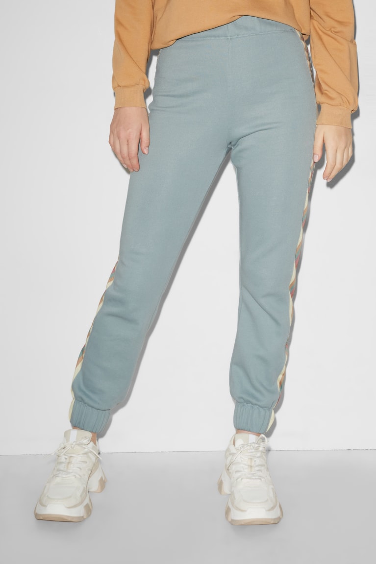 Light Turquoise C&A Clockhouse Joggers Women's Trousers | OXNSB-3406