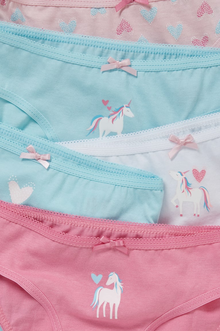 Light Turquoise C&A Multipack Of 6 Unicorn Briefs Organic Cotton Girls' Underwear | YQUGS-9813