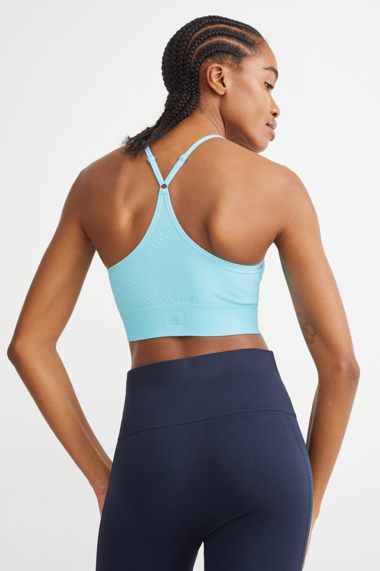 Light Turquoise C&A Sports Bra Recycled Women's Underwear | FREIM-5498