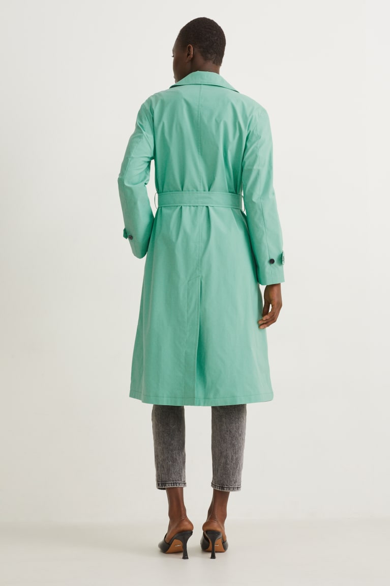 Light Turquoise C&A Trench Women's Jackets | APCSO-8142