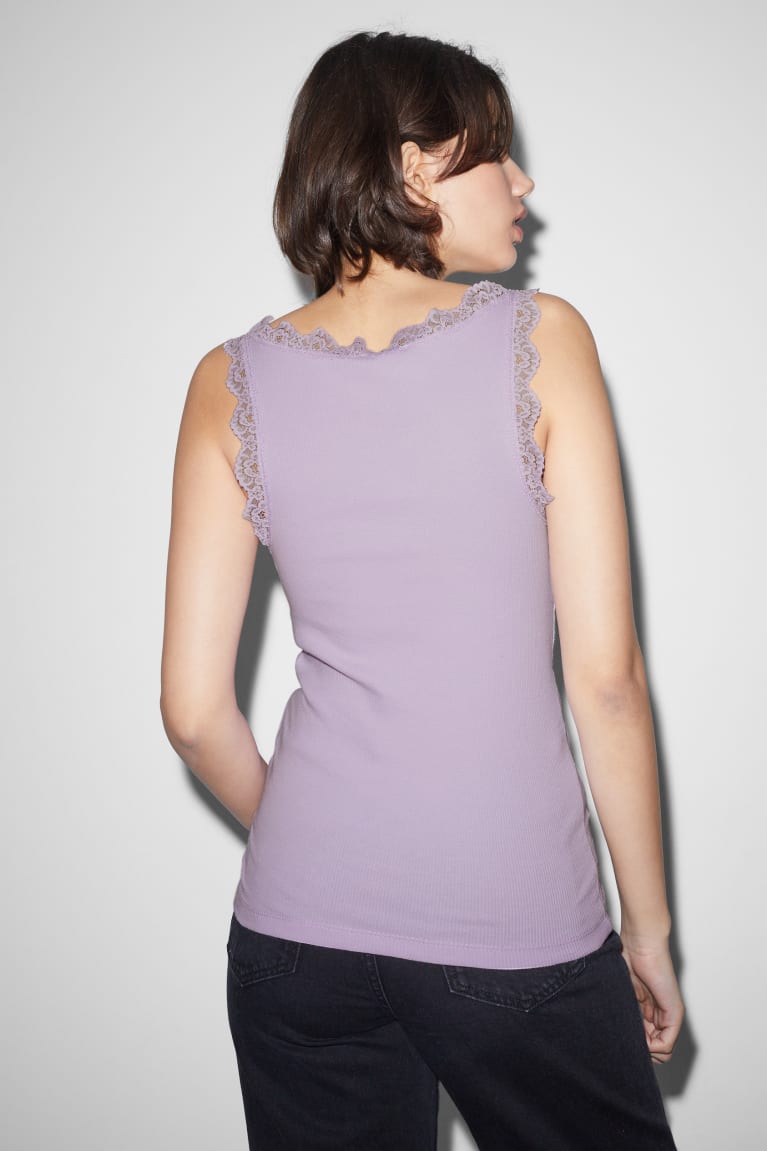 Light Violet C&A Clockhouse Recover™ Women's Top | OSBIY-5926