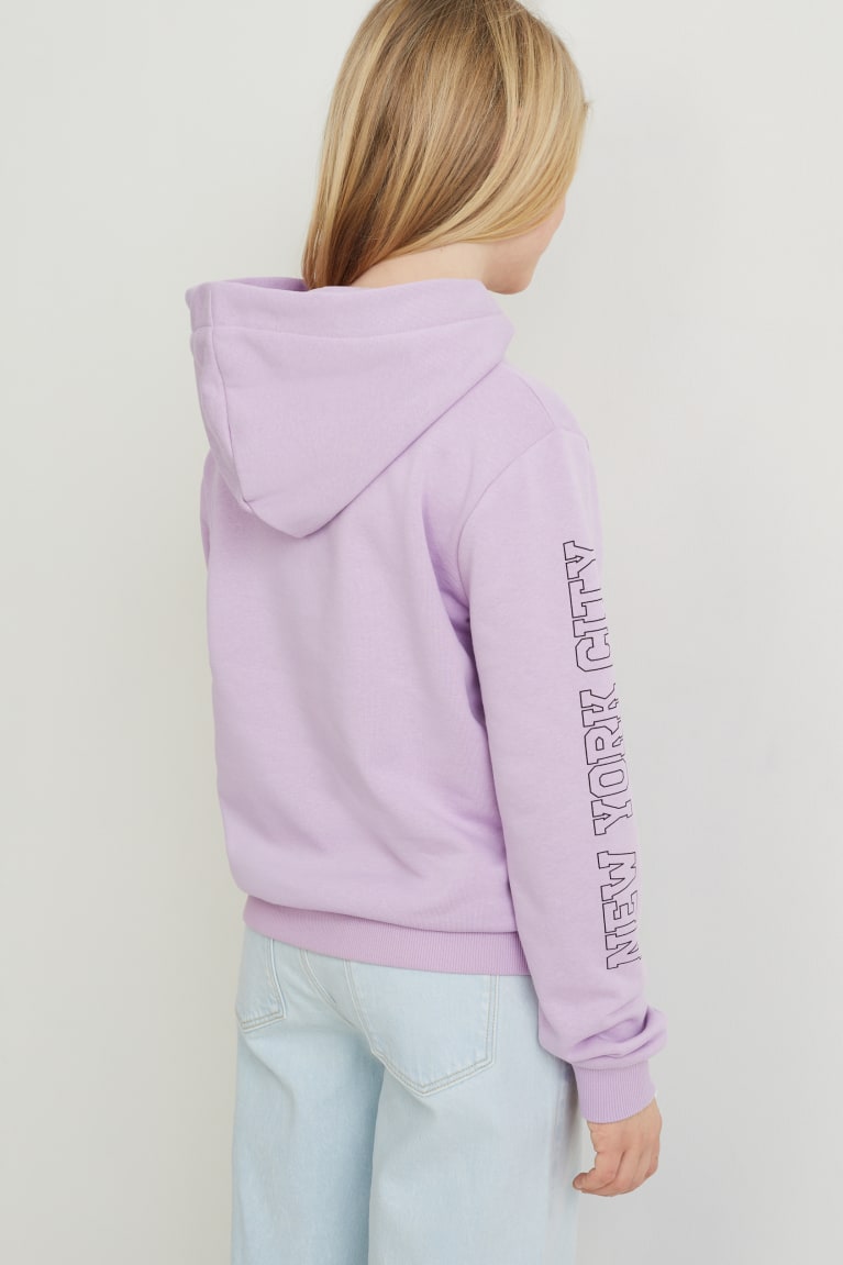 Light Violet C&A Girls' Hoodie | TYXHK-3480