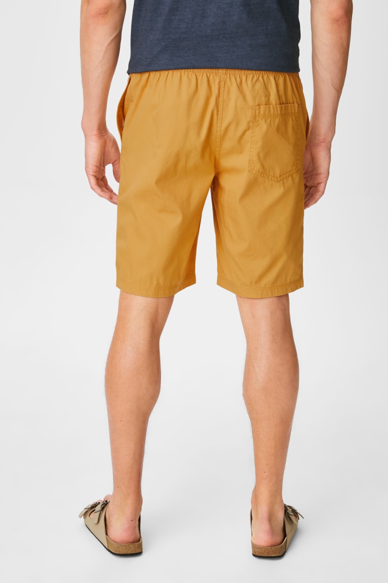 Light Yellow C&A Shorts Men's Shorts | QVODZ-2410