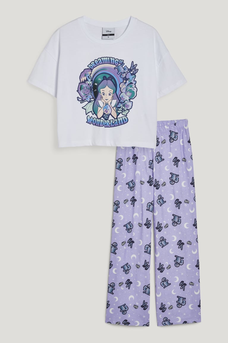 Lilac C&A Clockhouse Pyjamas Alice In Wonderland Women's Nightwear | WLJSI-0386