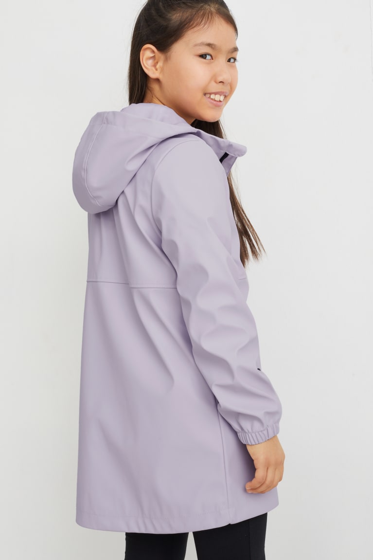 Lilac C&A With Hood Girls' Jackets | LSCEI-3271