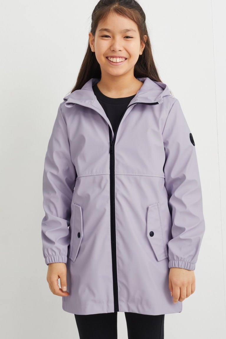 Lilac C&A With Hood Girls\' Jackets | LSCEI-3271