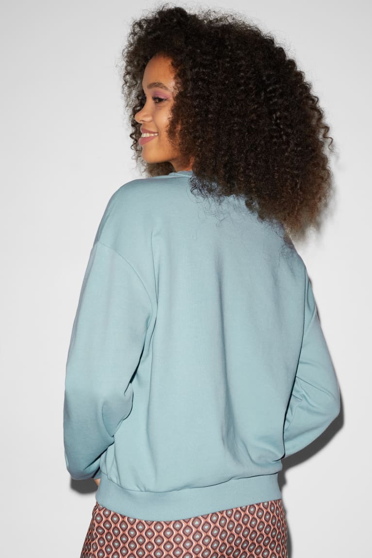 Mint Green C&A Clockhouse Women's Sweatshirts | GHBVT-5832