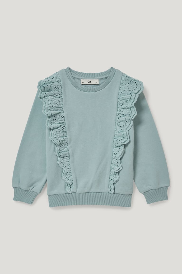 Mint Green C&A Girls\' Sweatshirts | FWUDO-4856