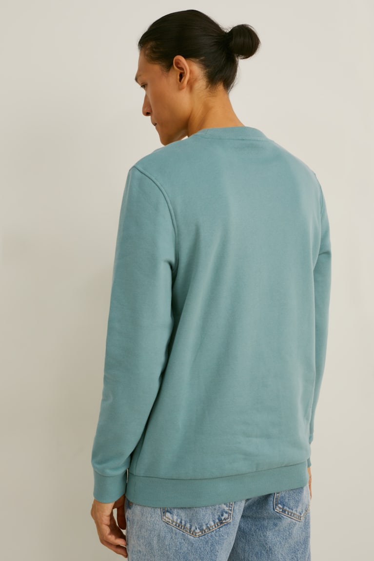 Mint Green C&A Men's Sweatshirts | WMNJV-0293