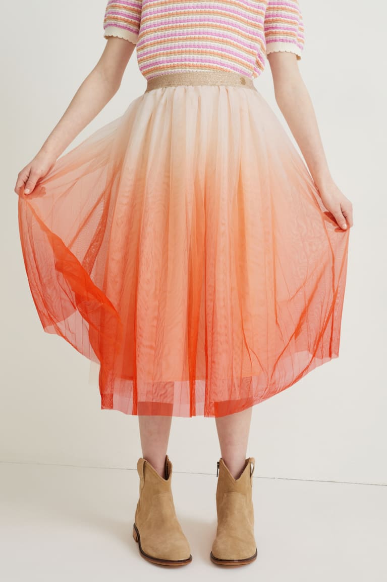 Orange C&A Girls' Skirts | EWRDT-6209