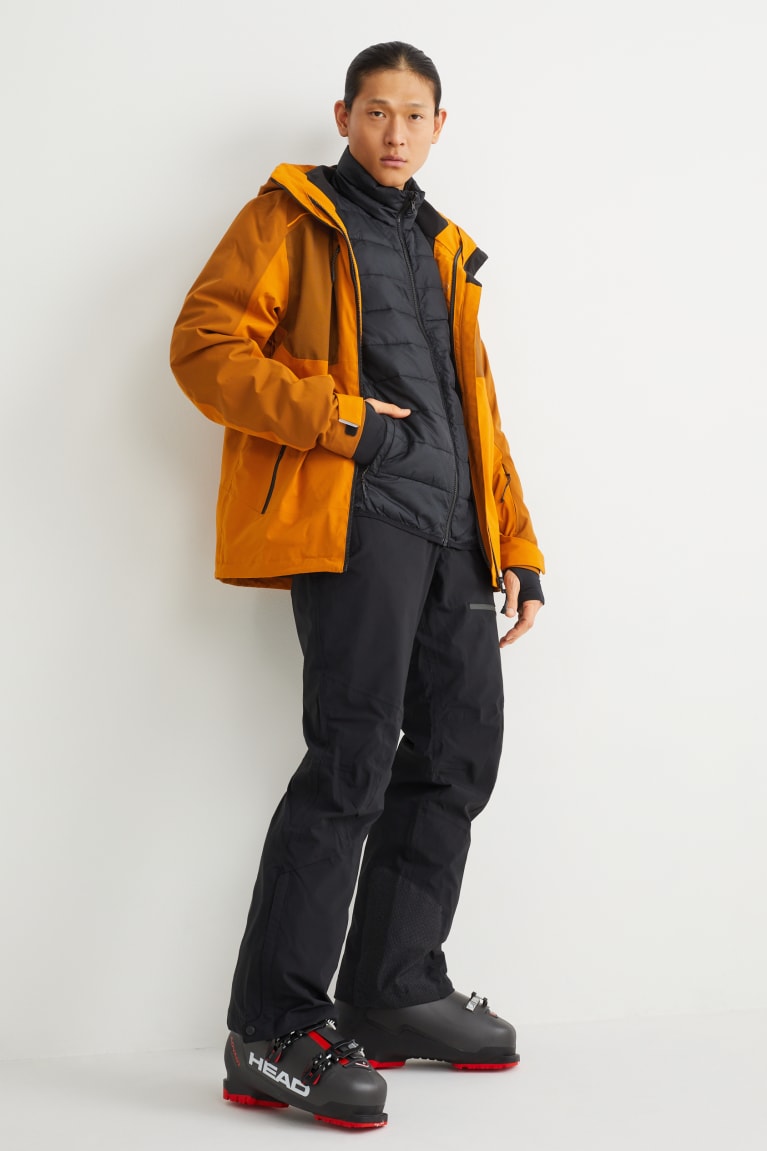 Orange C&A Ski With Hood Bionic-finish®eco Men's Jackets | SYUID-2945