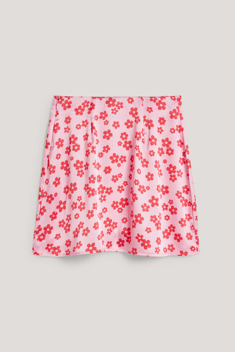 Pink C&A Clockhouse Mini Floral Women's Skirts | IFYLD-8215