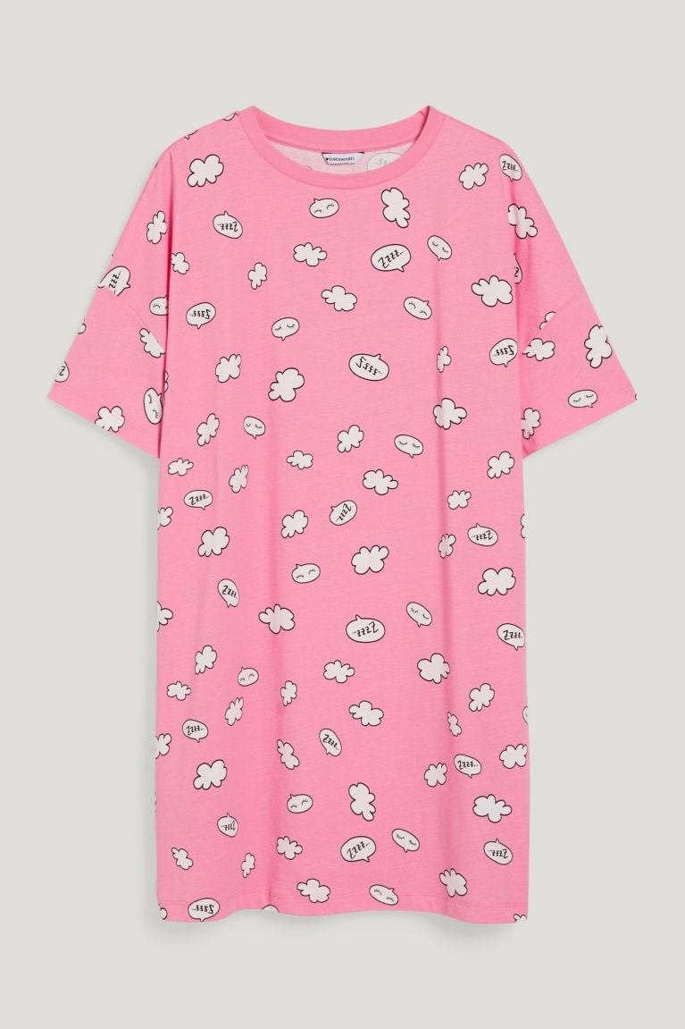 Pink C&A Clockhouse NightPatterned Women's Nightwear | NMOKX-1309