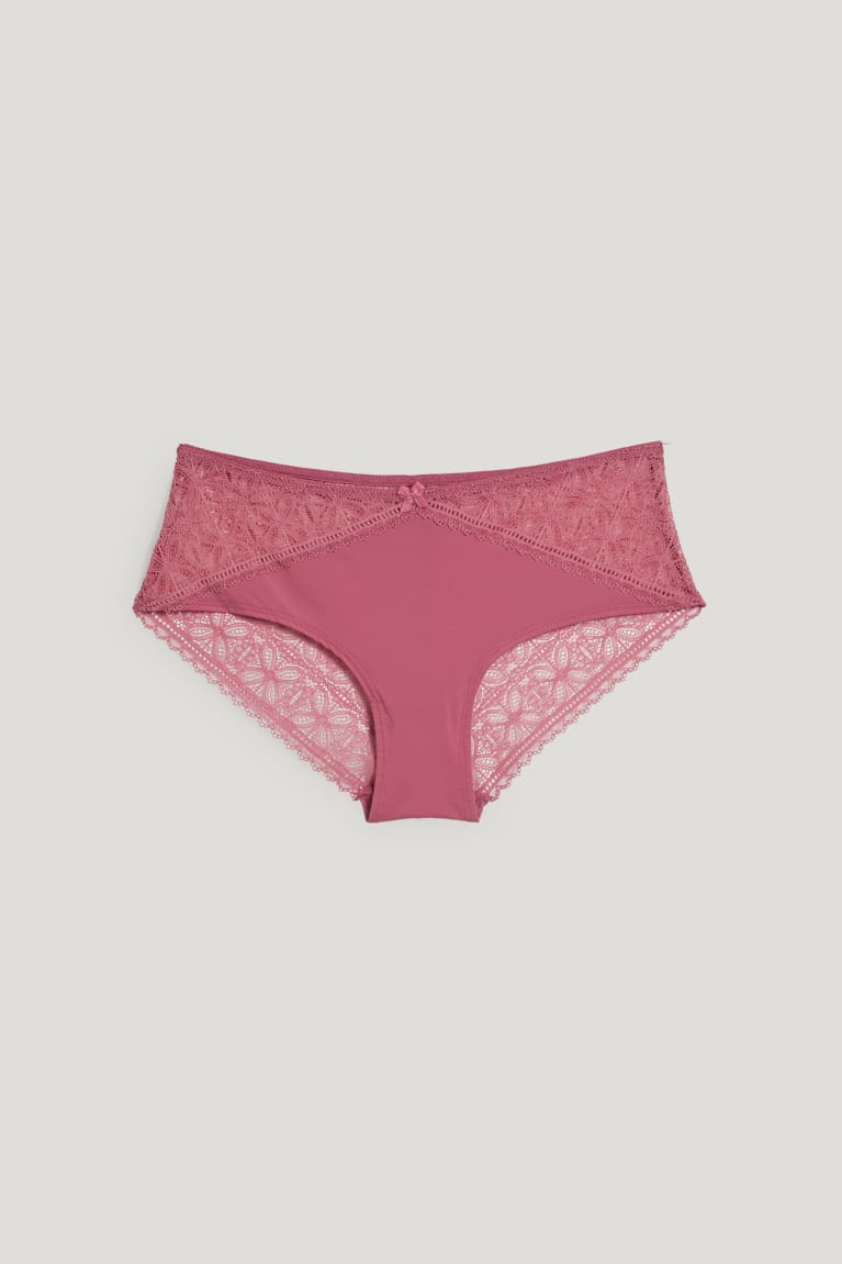 Pink C&A Hipster Briefs Lycra® Women's Underwear | YFQVR-8436