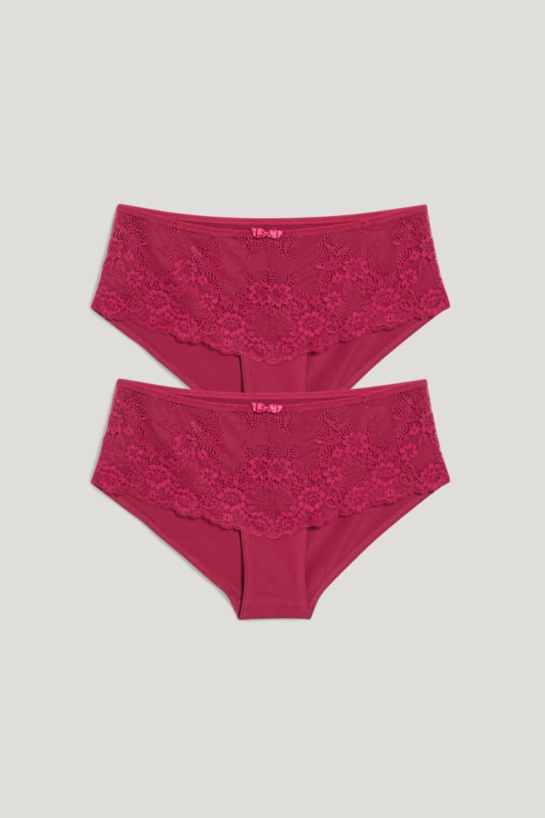 Pink C&A Multipack Of 2 Hipster Briefs Women's Underwear | GFAQL-0231