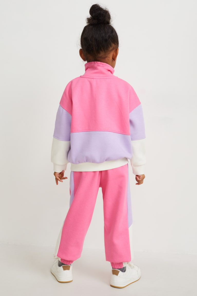 Pink C&A Set And Joggers 2 Piece Girls' Sweatshirts | CTNGJ-3470