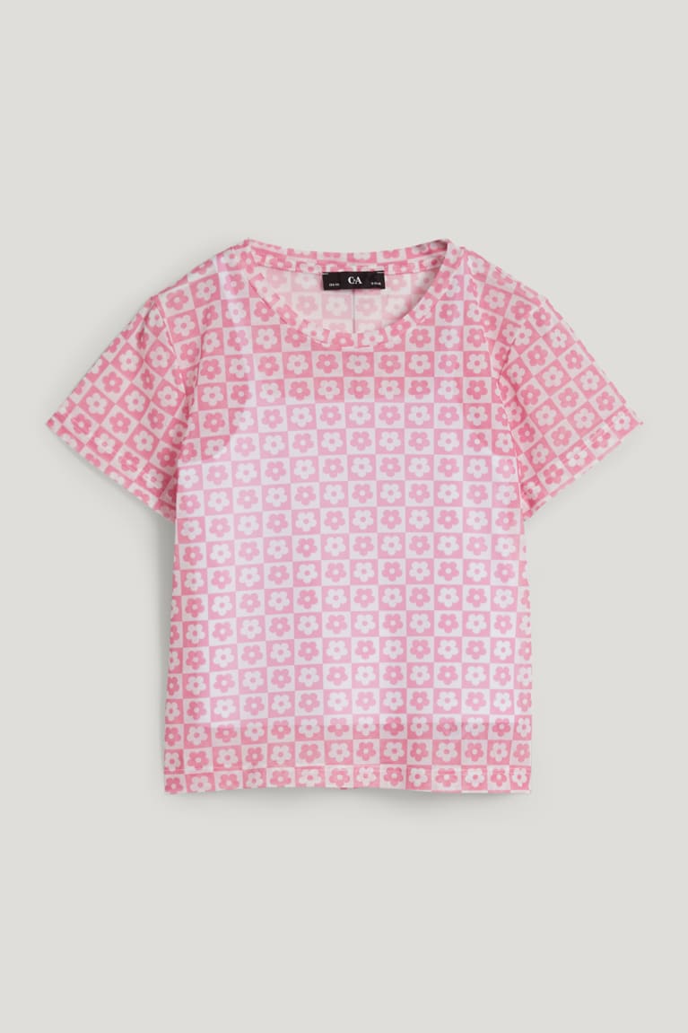 Pink C&A Set Of Girls' T-shirts | OWLZA-5674