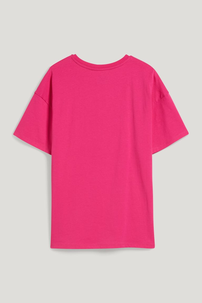 Pink C&A Sleeve Girls' T-shirts | CTKXF-4683